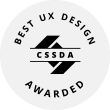 CSS Design Awards Best UX Design Award