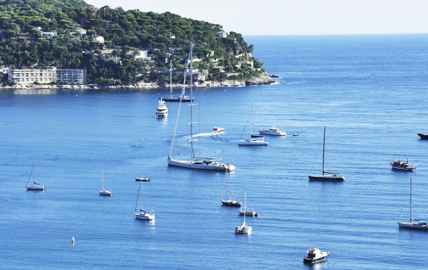 Driving Along The French Riviera. A Road Trip Dream